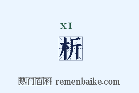 析是什么意思的图片